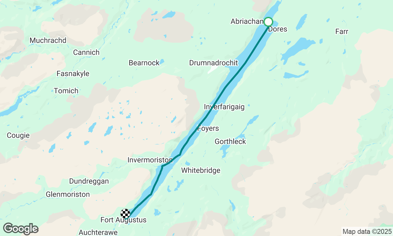 Dores to Fort Augustus Moorings, Scotland 