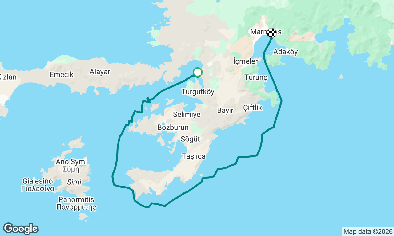 Voyage map