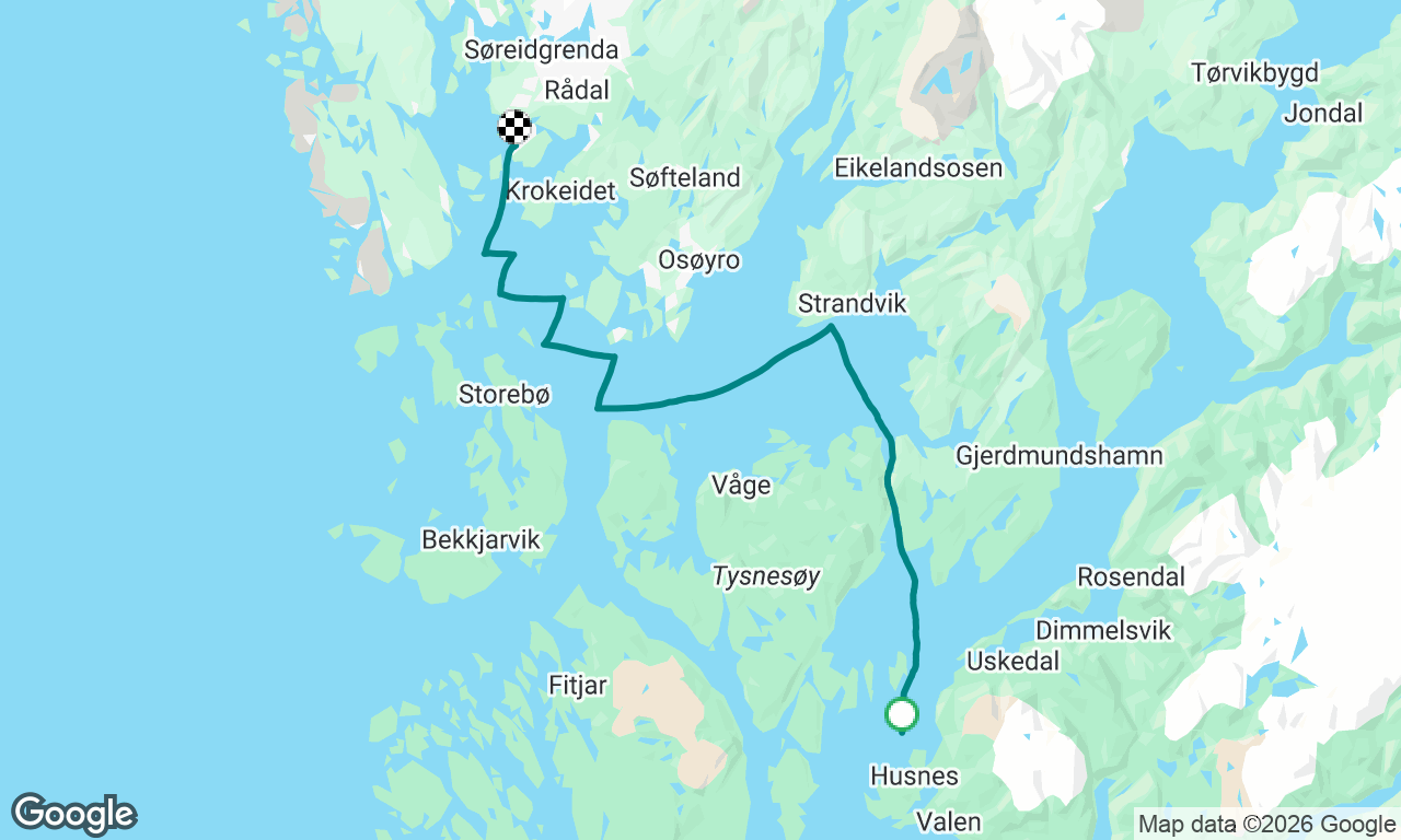 Voyage map
