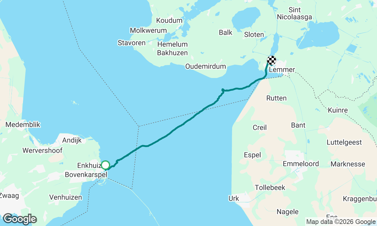 Enkhuizen to Lemmer