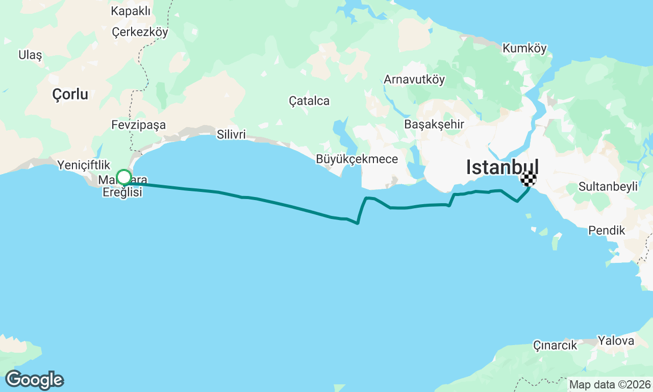 Voyage map