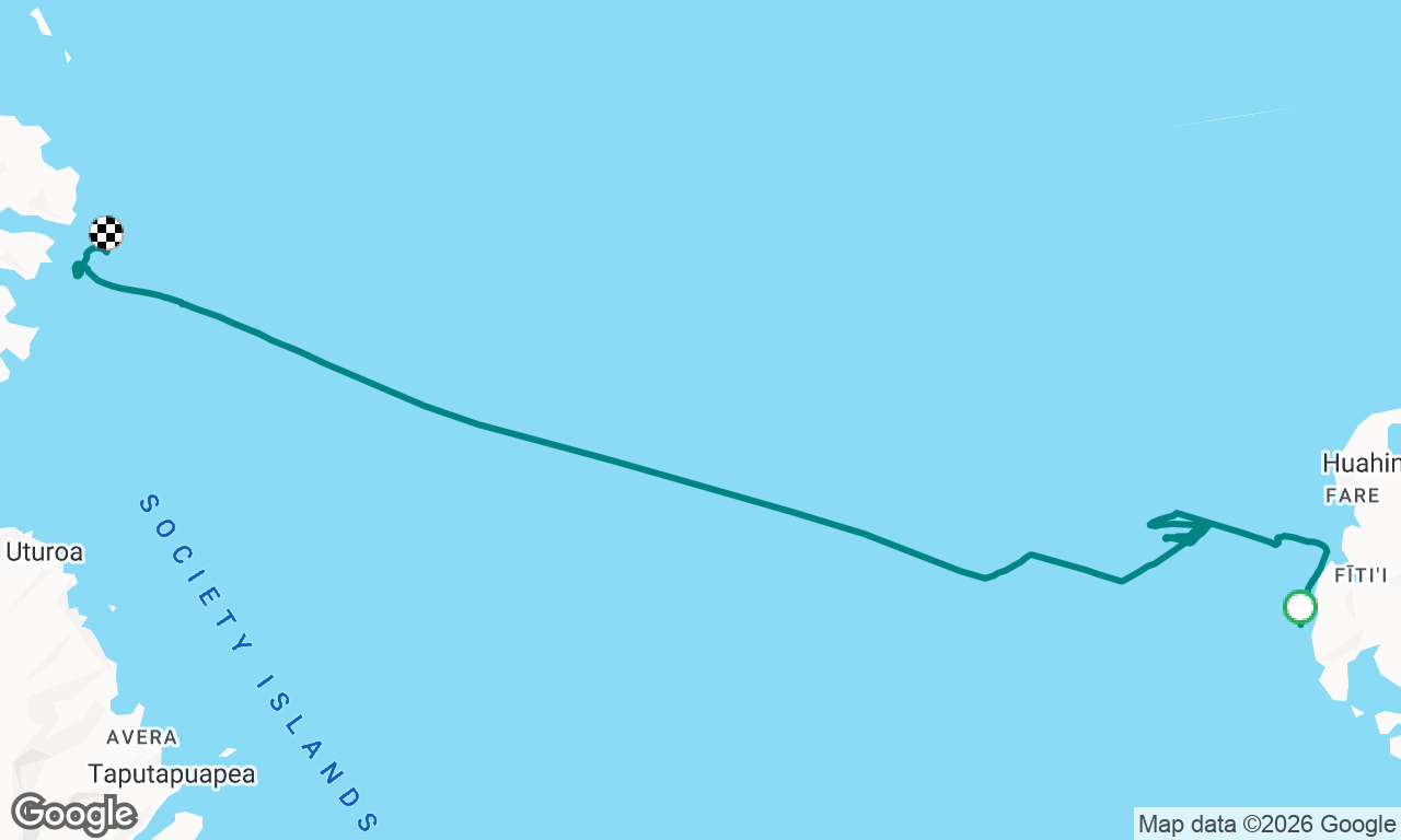 Huahine to Tahaa