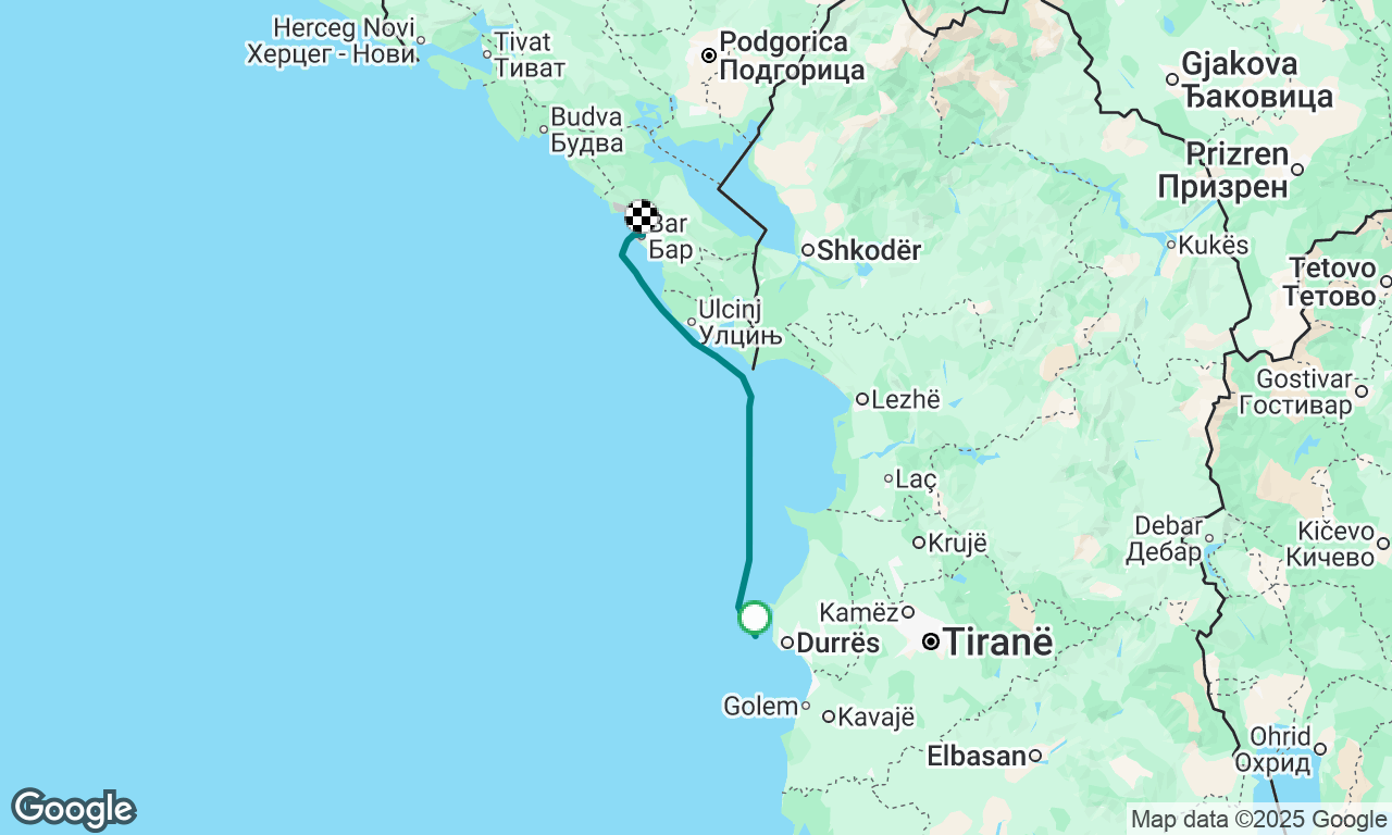 Voyage map