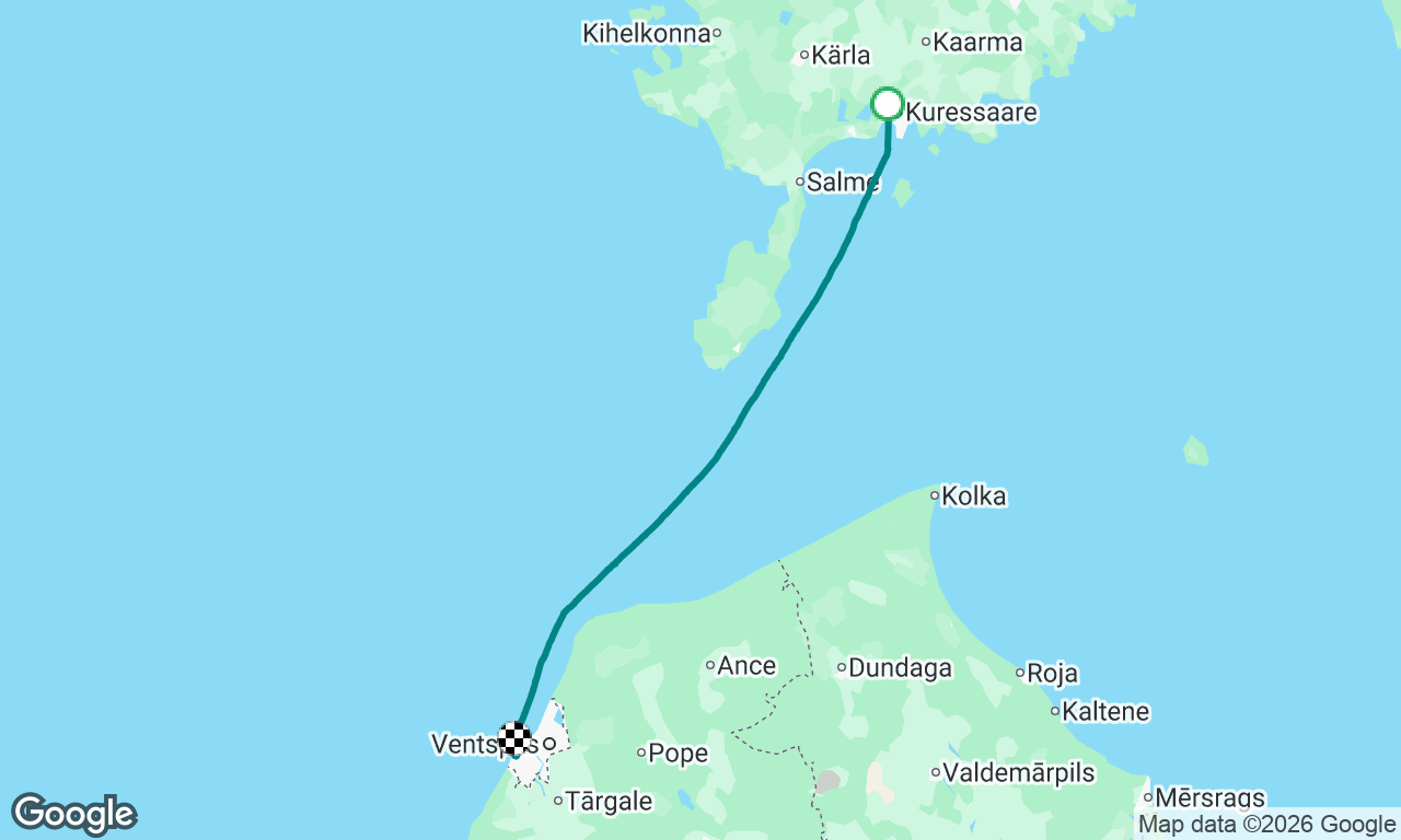 Voyage map