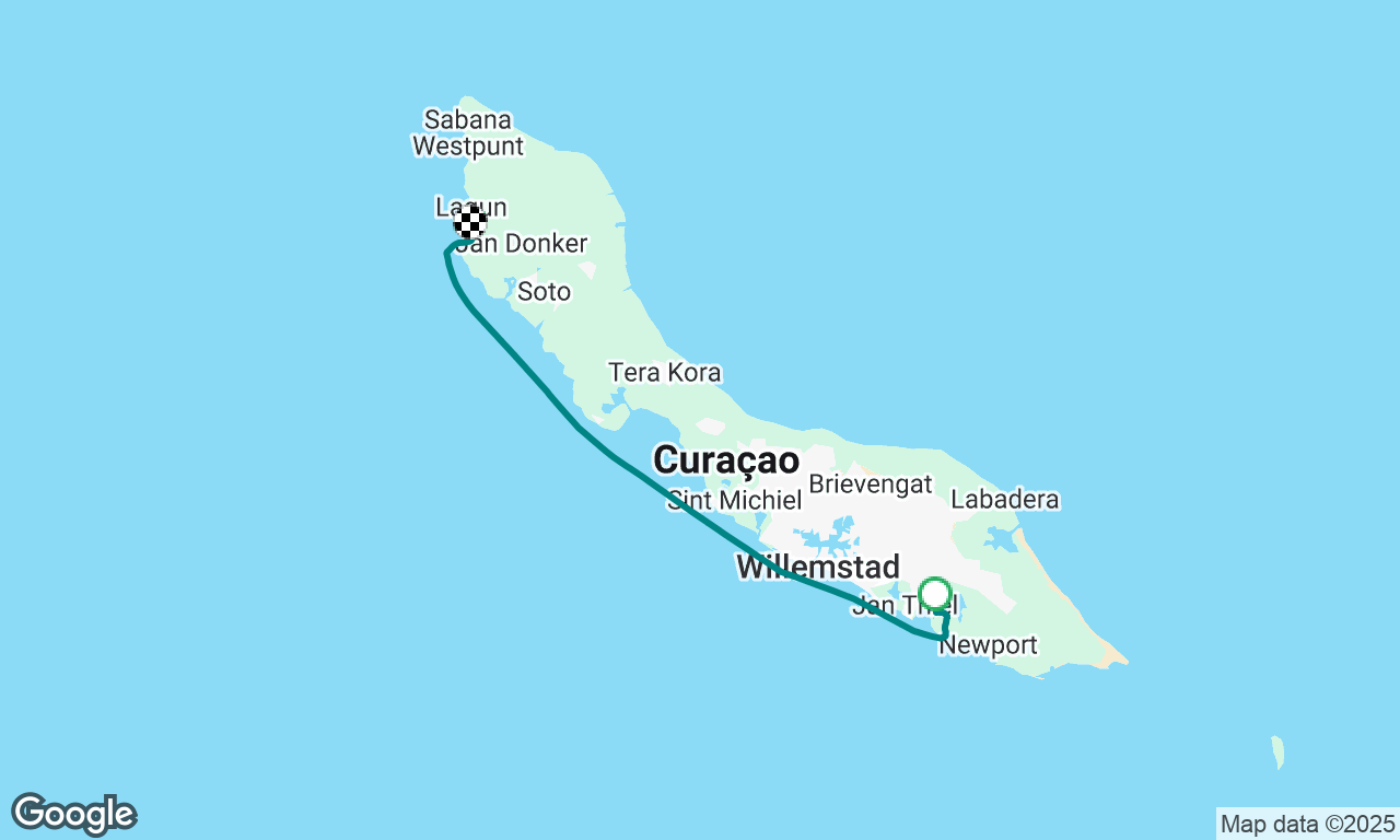 Spanish Waters to Santa Cruz