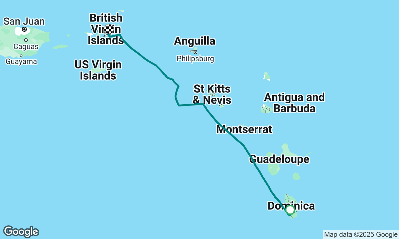 Dominica to BVI 