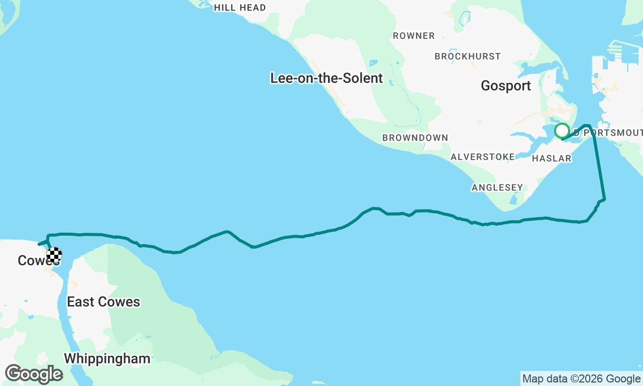 Donkey to Cowes (against the tide)