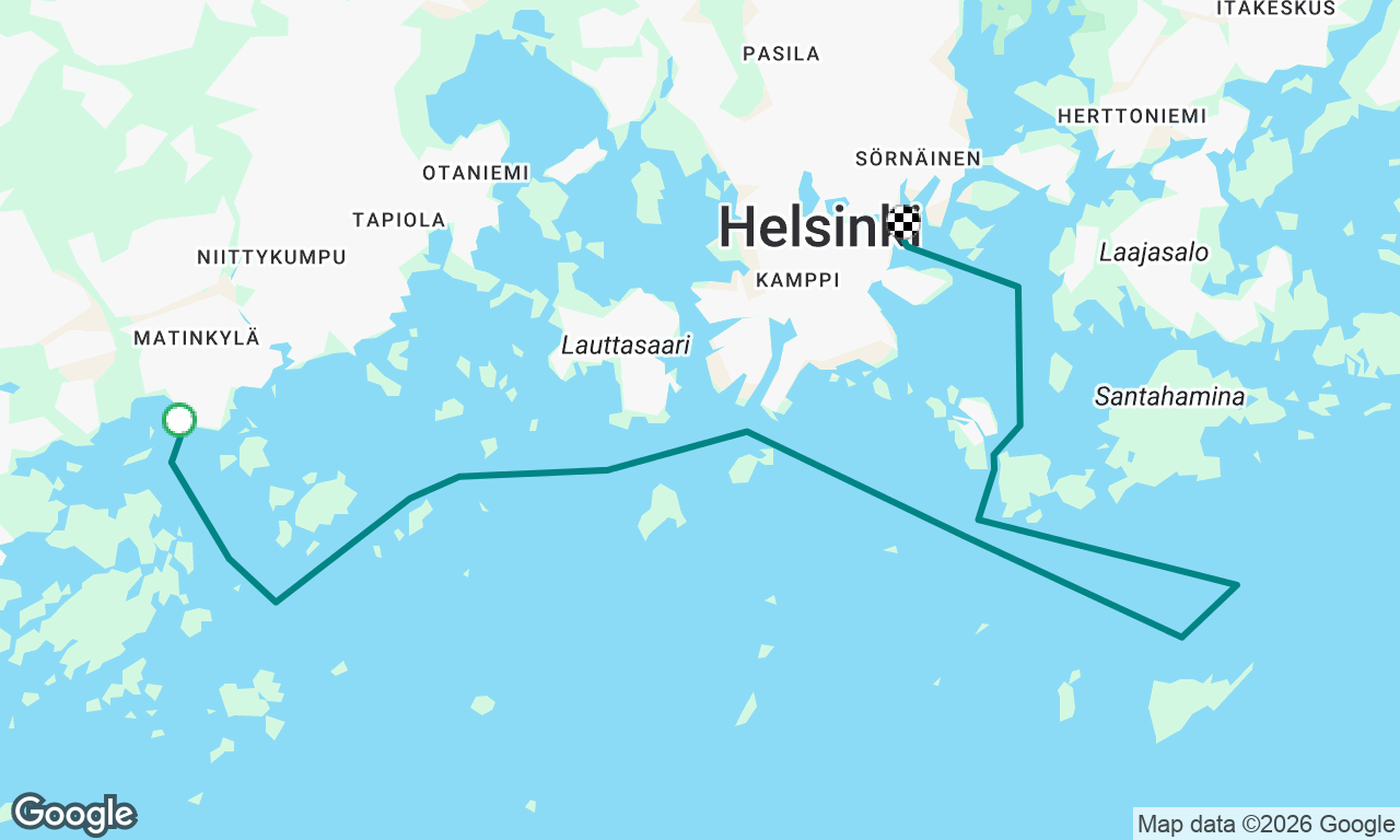 Voyage map