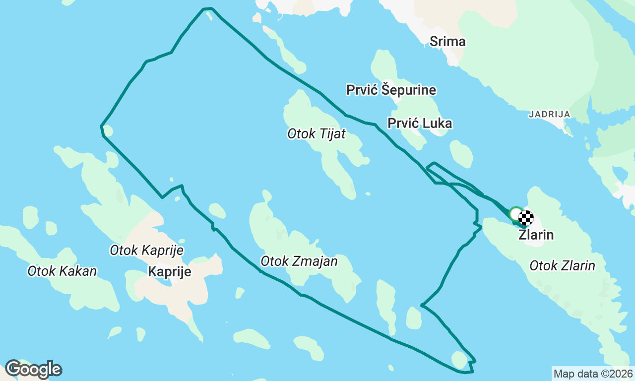 Zlarinska regata 2026. Subota 1. plov