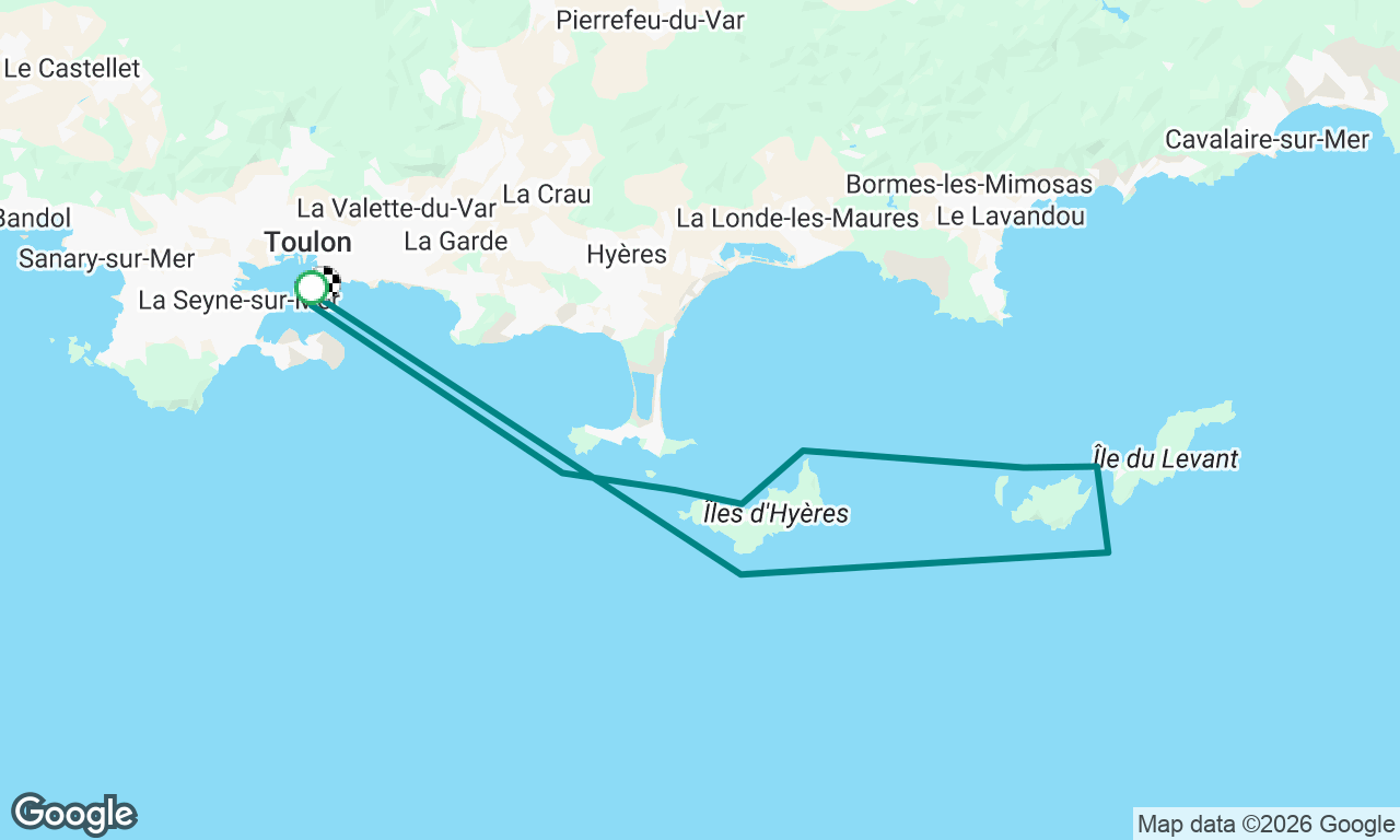 Voyage map