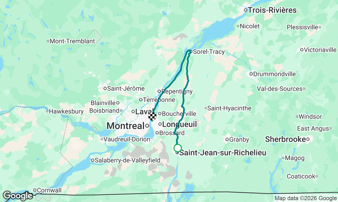 Voyage map