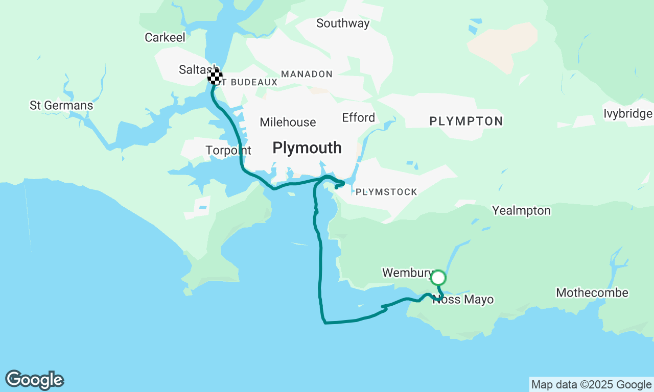Yealm - TRSC (via Plymouth Yacht Haven for fuel) 