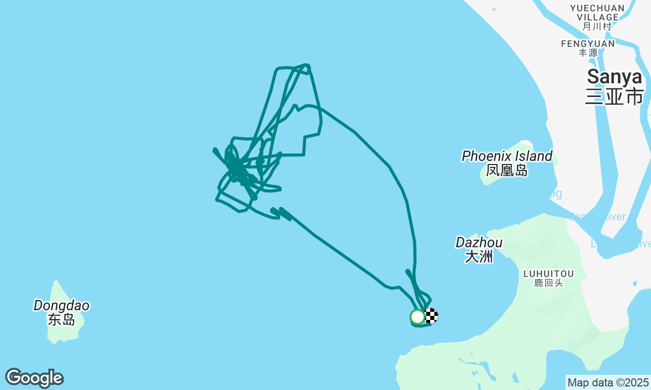 Team Sailing In Around Hainan Inshore Race