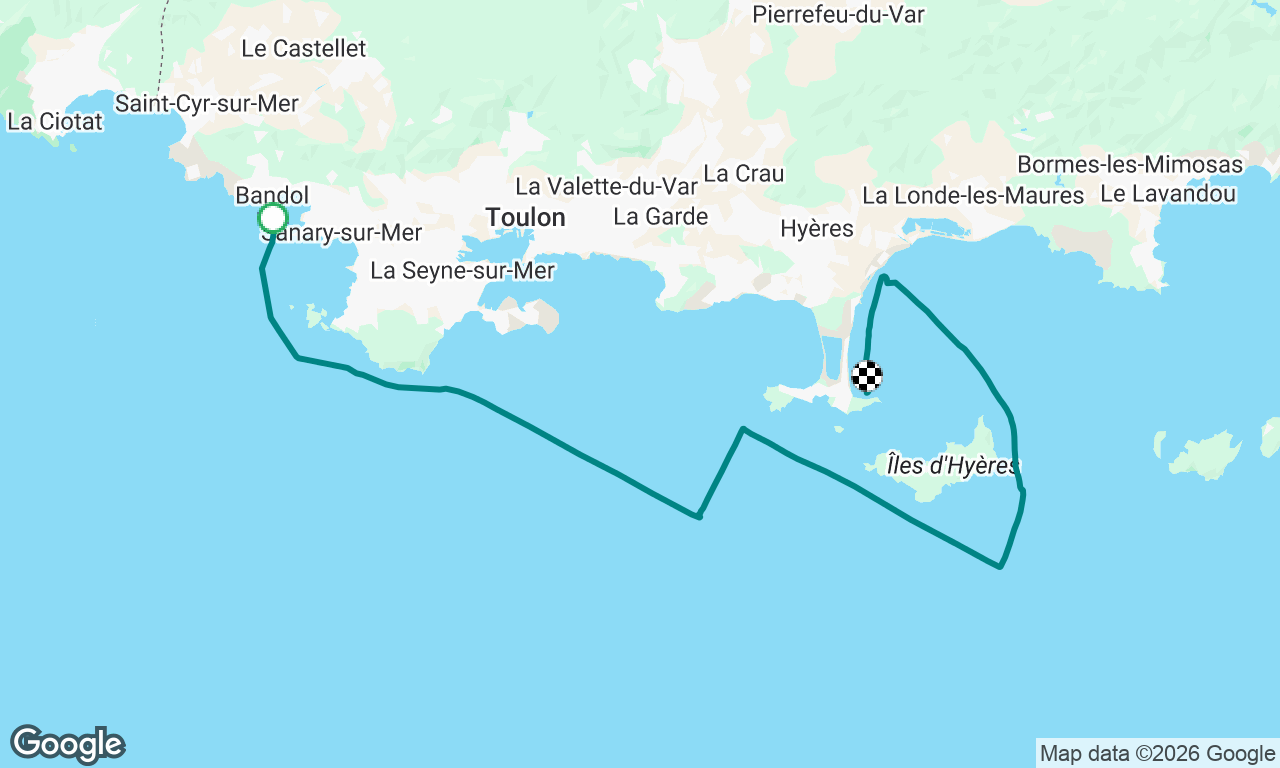 Bandol to Hyeres ⚓️