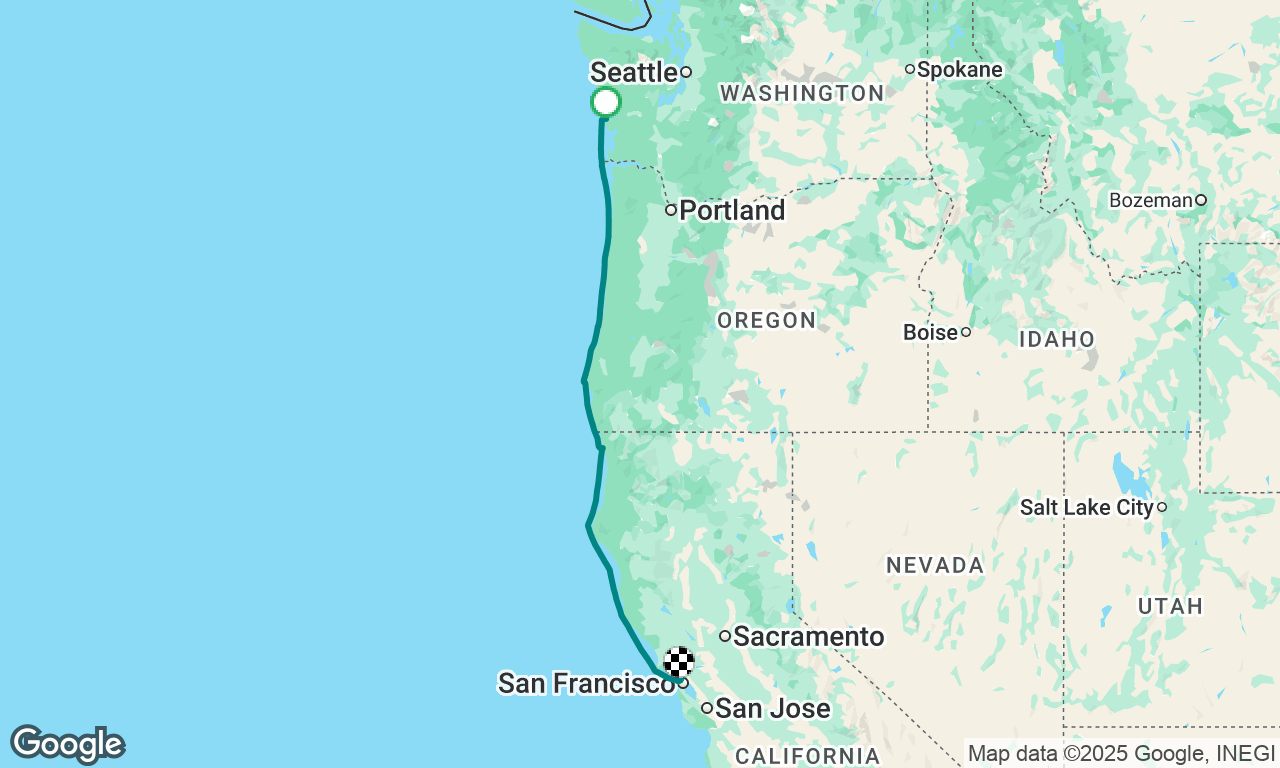 Delivery Princess F50
Sidney BC CA to SF Stage 2