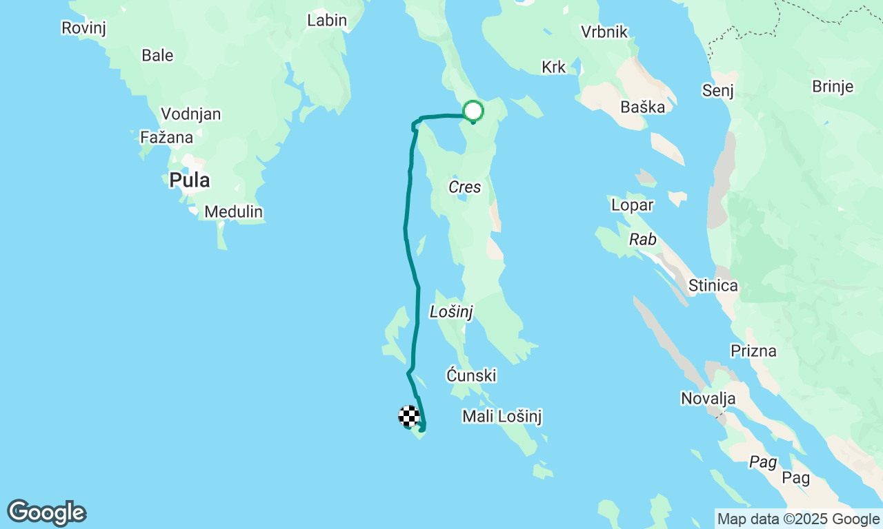 Cres to Susak
