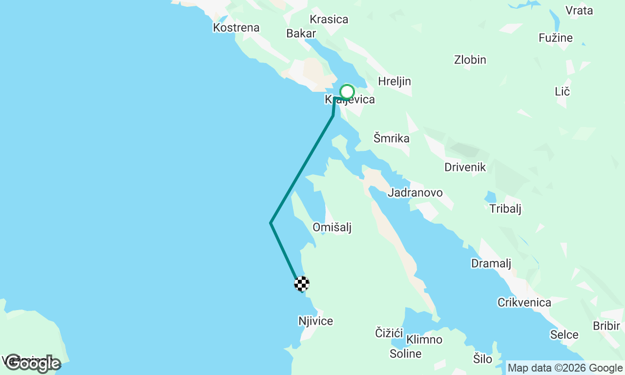 Voyage map