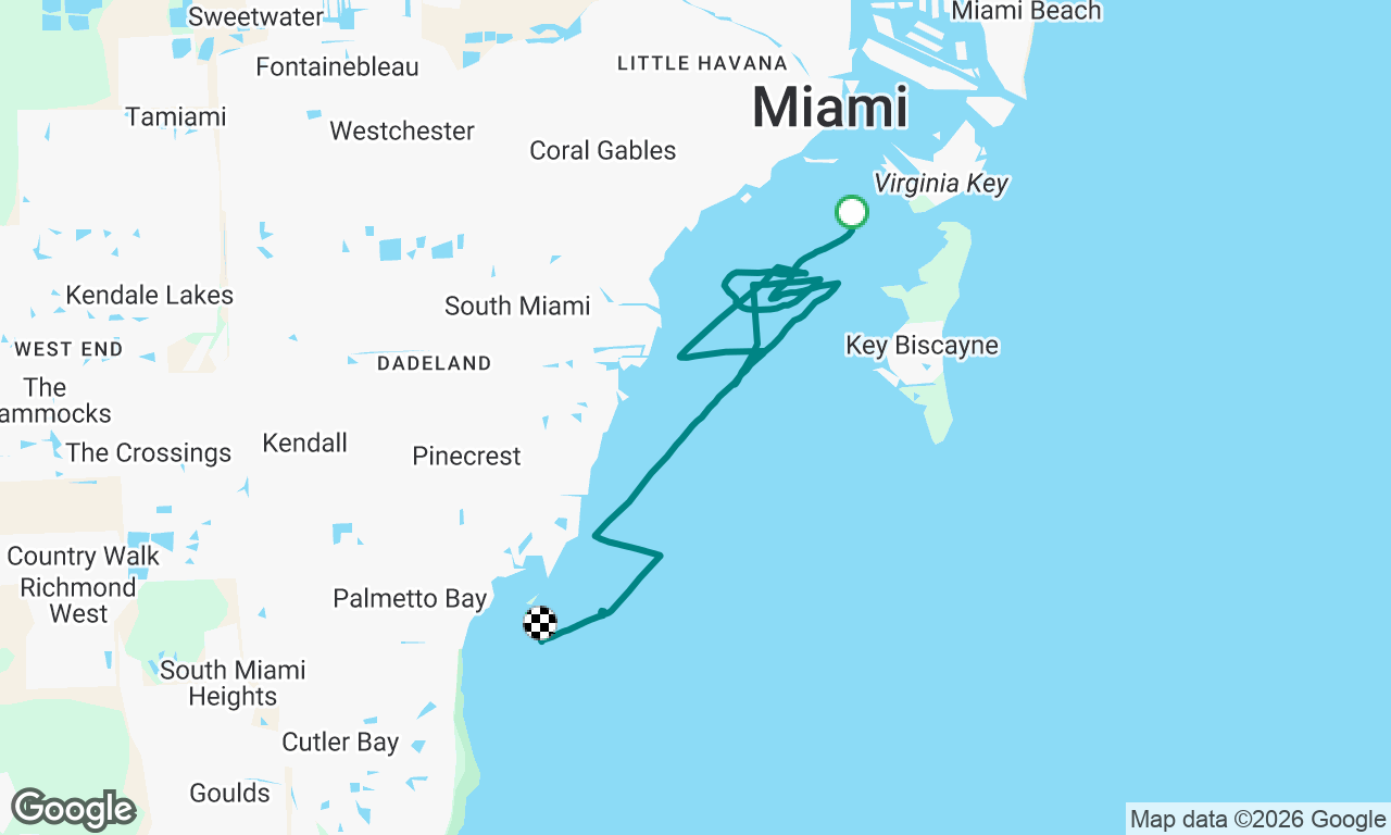 VA Key to Chicken Key with sailing drills.  
