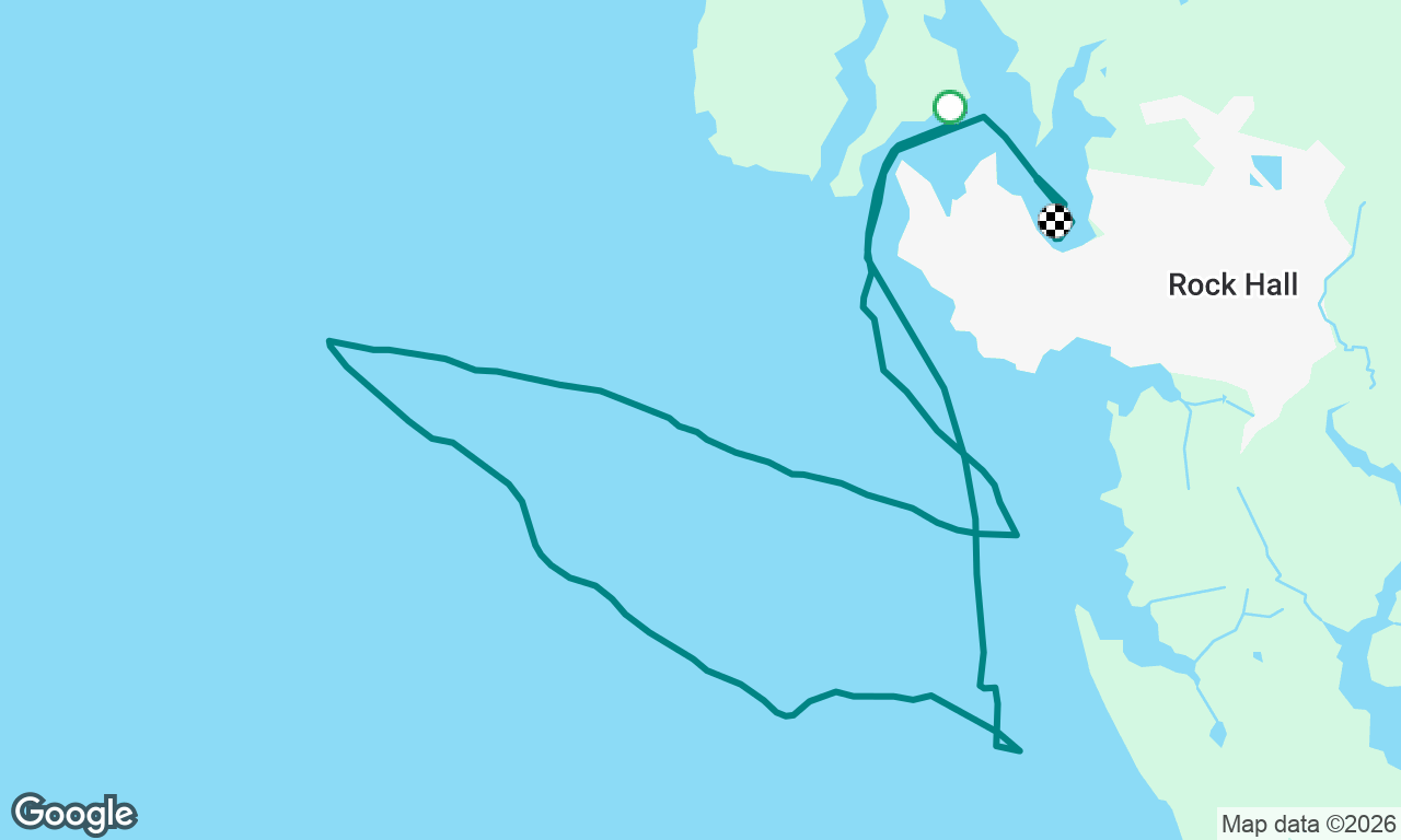 Brisk sail with a stormy ending. 
