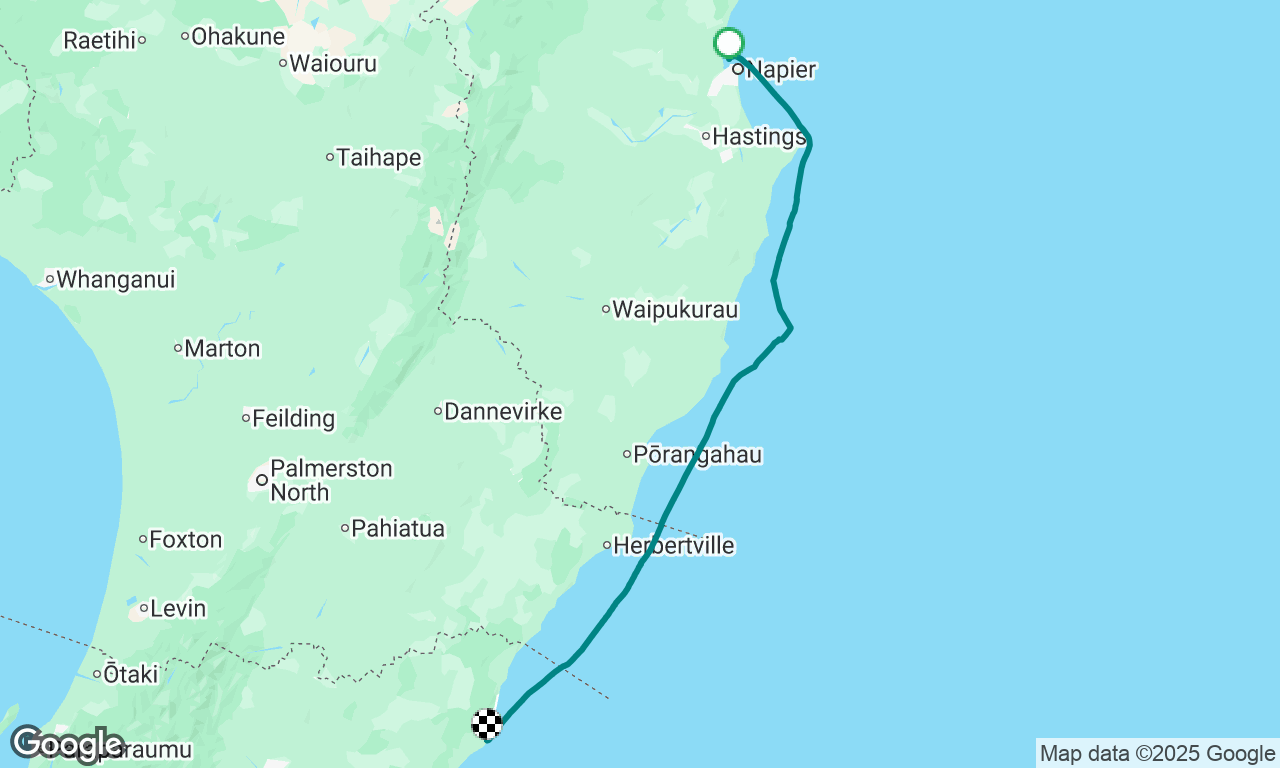 Napier to Castlepoint