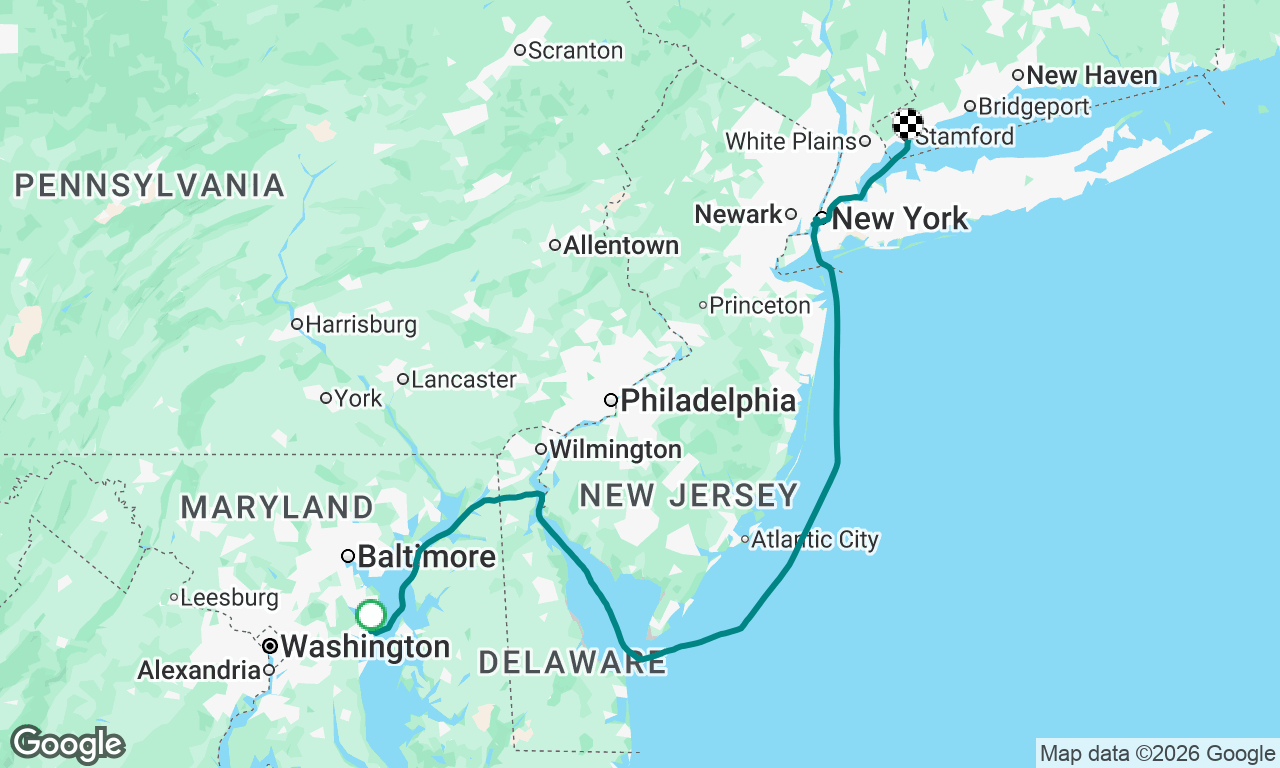 Voyage map