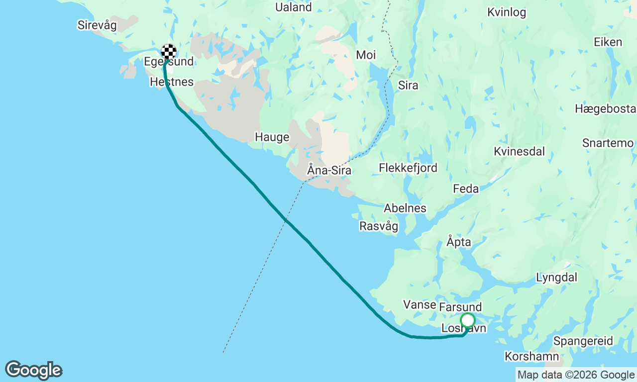 Voyage map