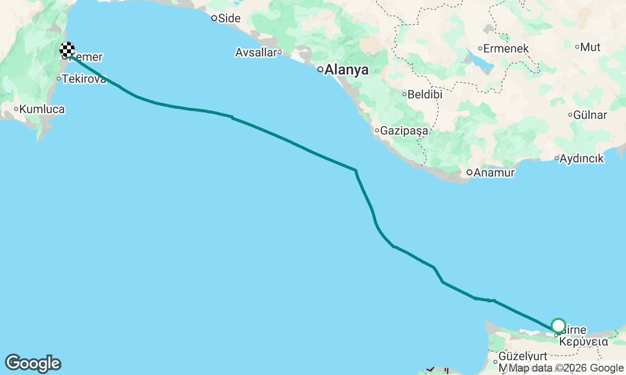 Voyage map