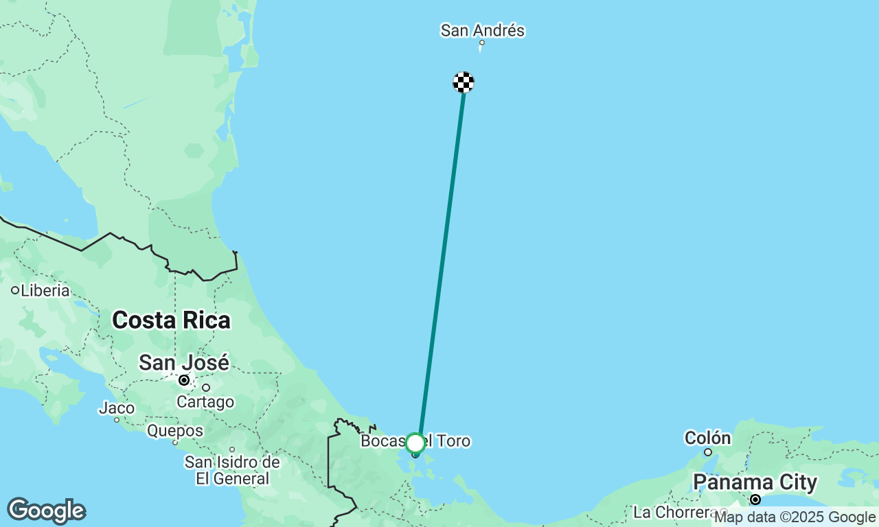 Bocas del Toro, Panama - Albuquerque Key, Colombia