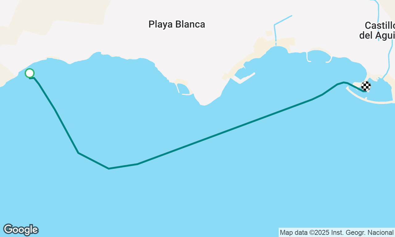 Royal Monica to Playa Blanca Marina 