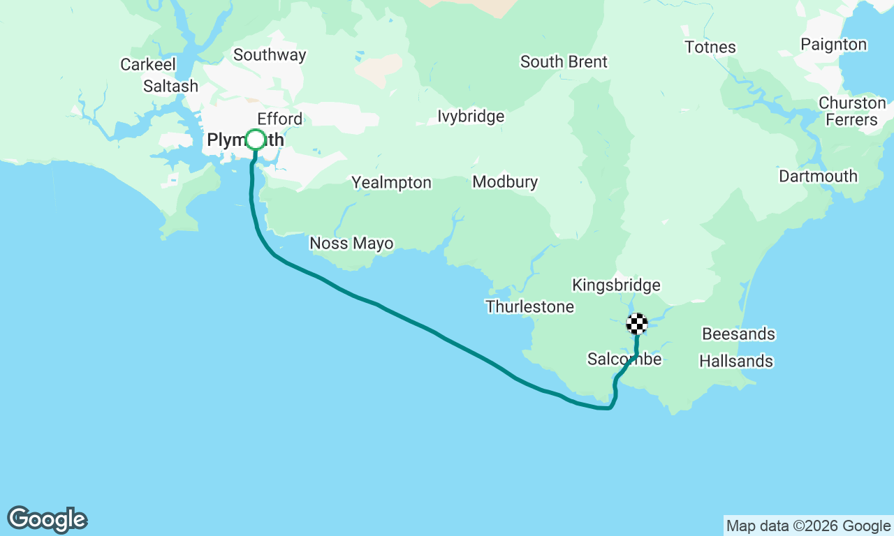 Plymouth to Frogmore Creek, Salcombe