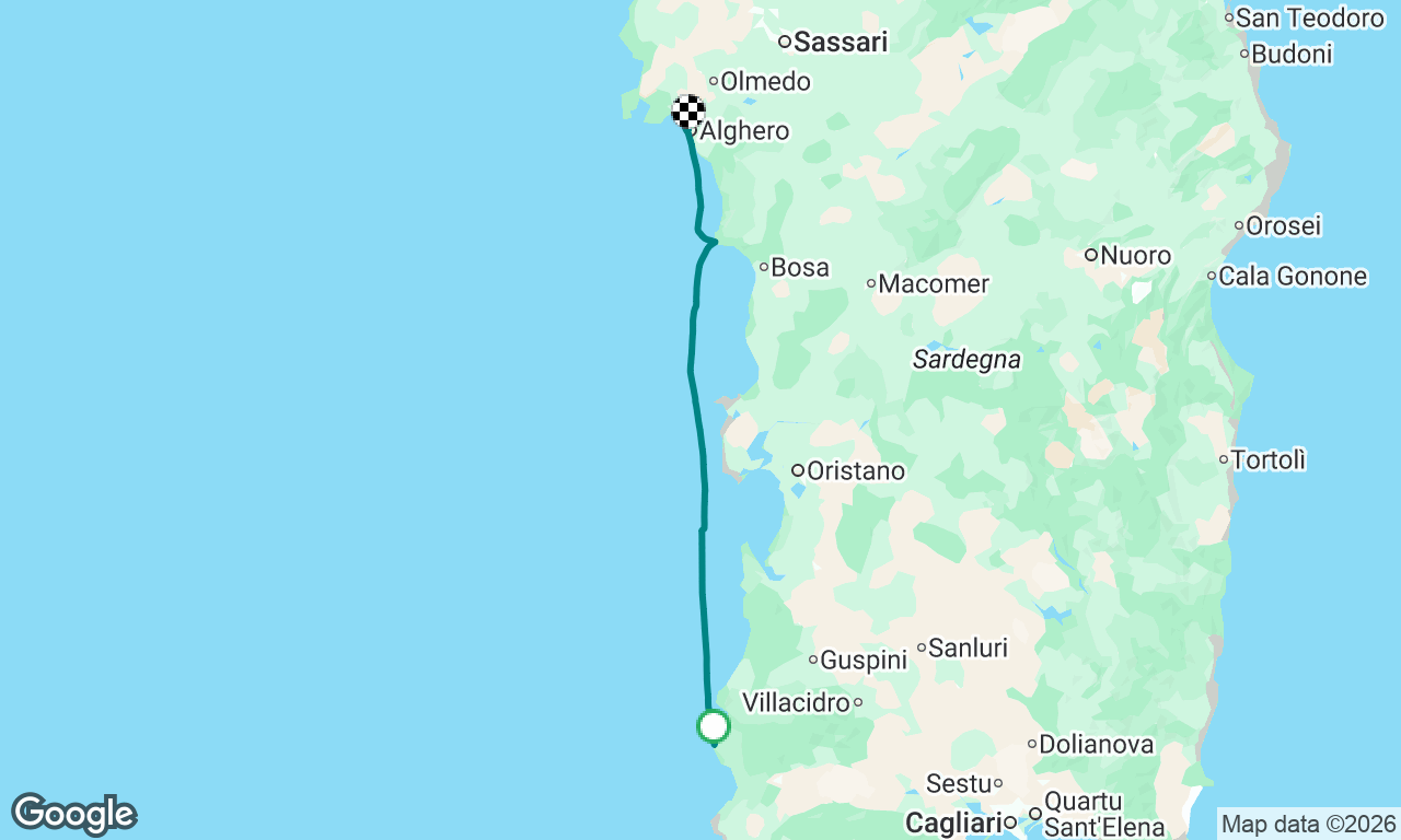Voyage map