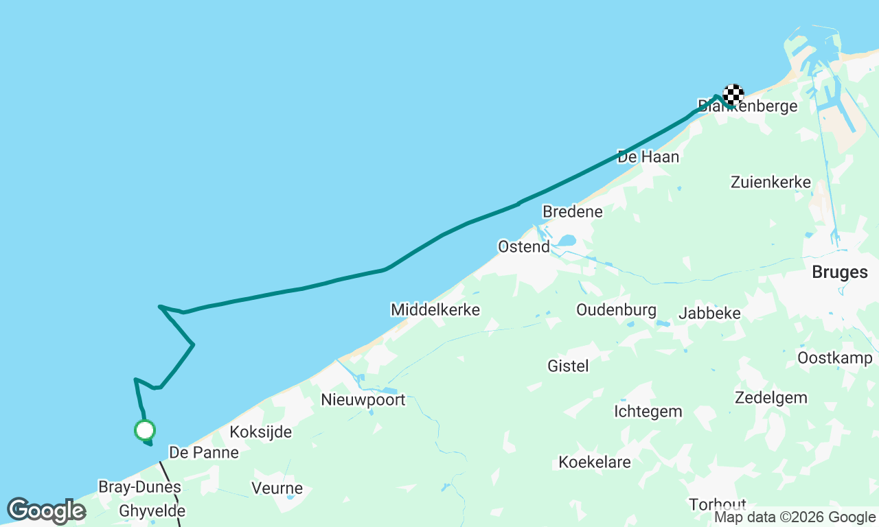 Dunkerque to Blankenberge