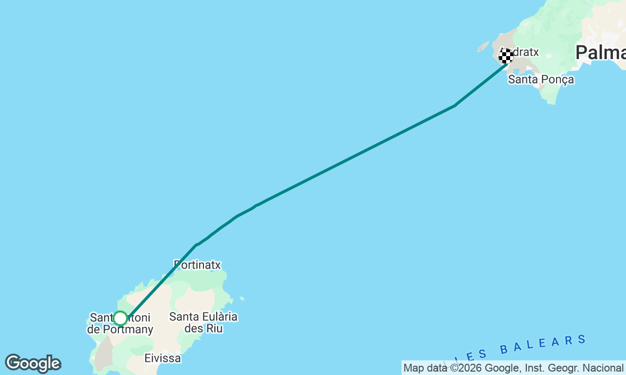 Voyage map