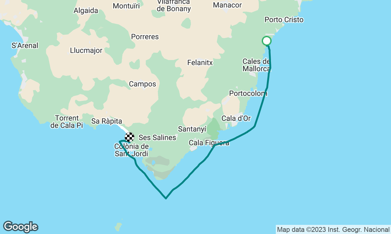 Returning to South Side of Mallorca