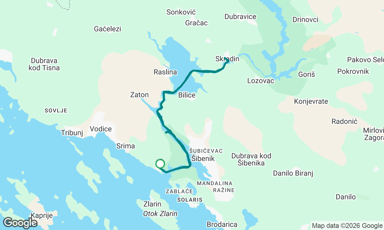 Voyage map