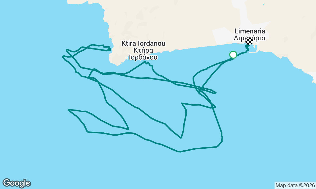 Day 4 - Wind sailing in Limenaria bay