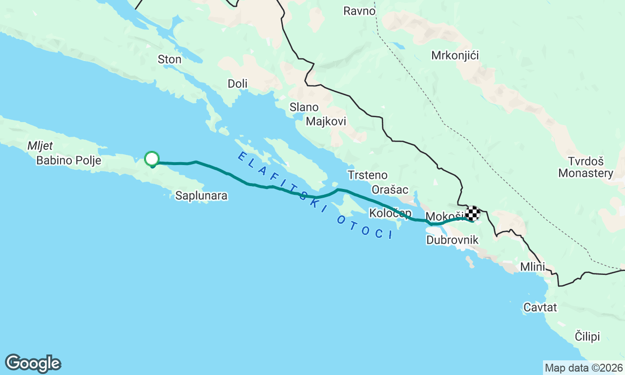 Voyage map