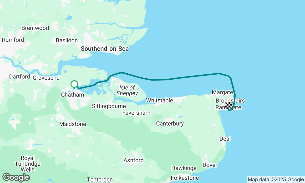 Freya passage to Southampton 