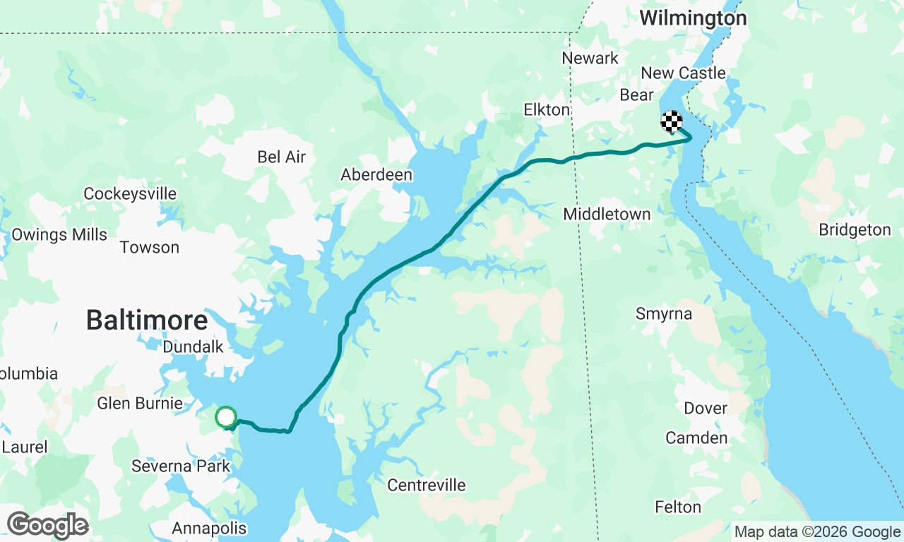 Voyage map