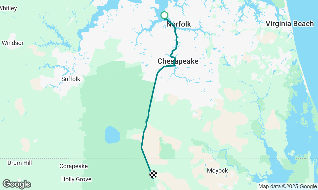 Norfolk to Dismal Swamp