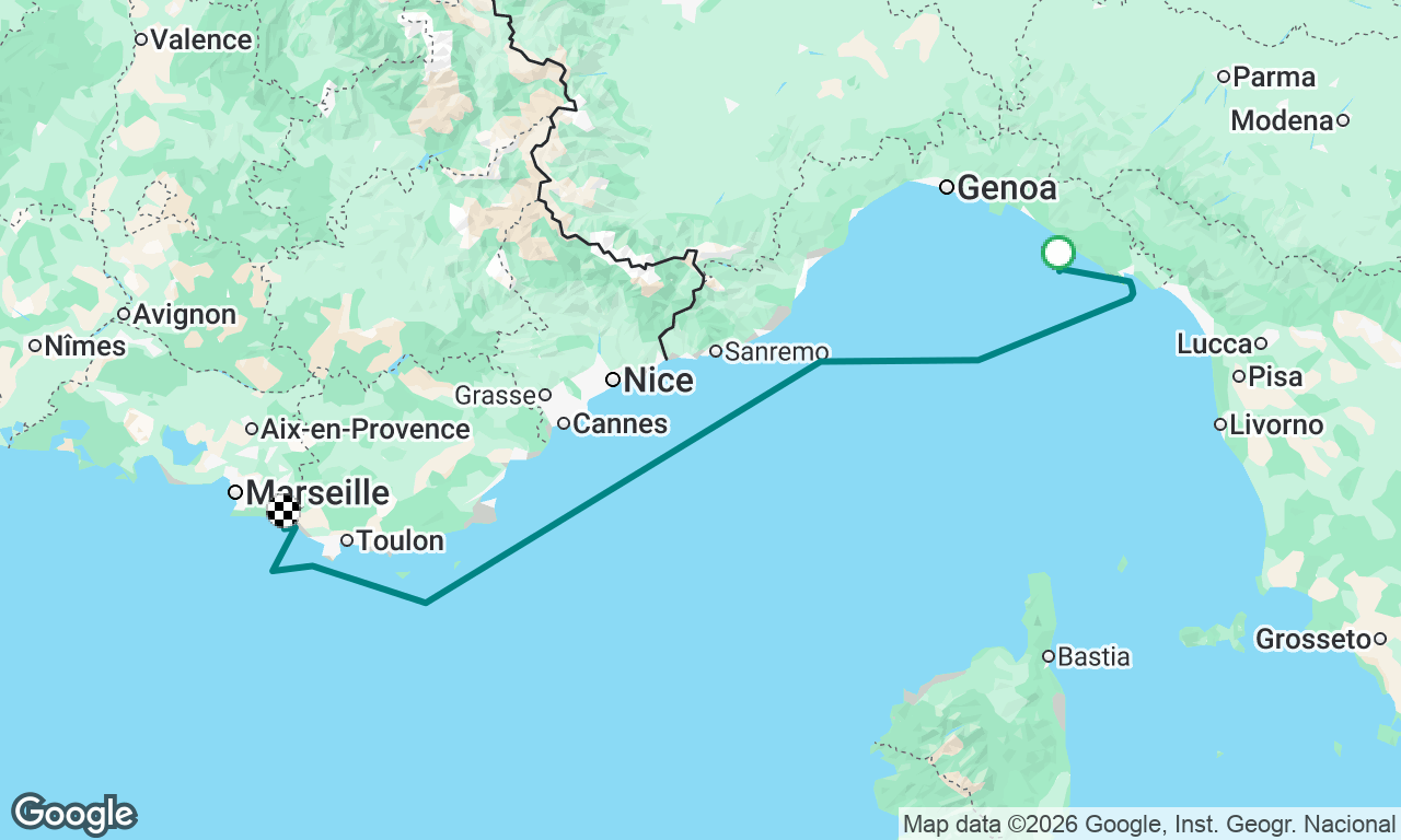 La spezia Italy-La ciotat France 