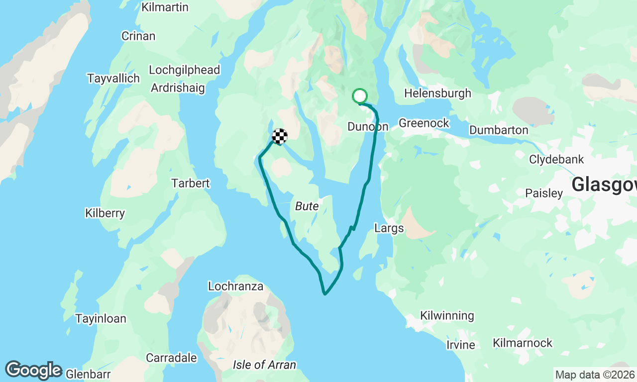 Holy Loch to Burnt Islands