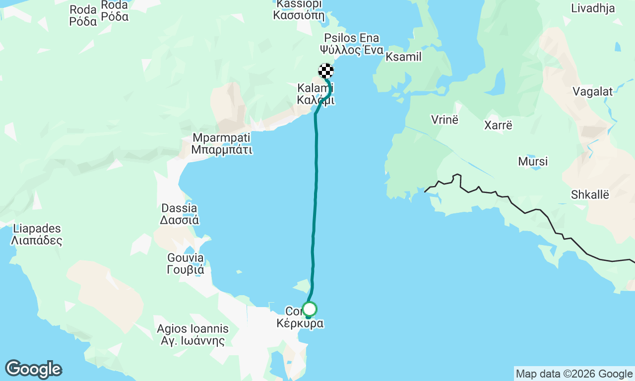 Voyage map