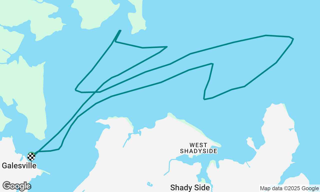 Gorgeous sun, solid wind, solo sail, issue with crane