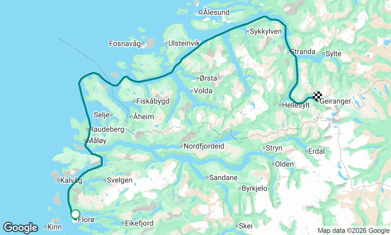 Voyage map