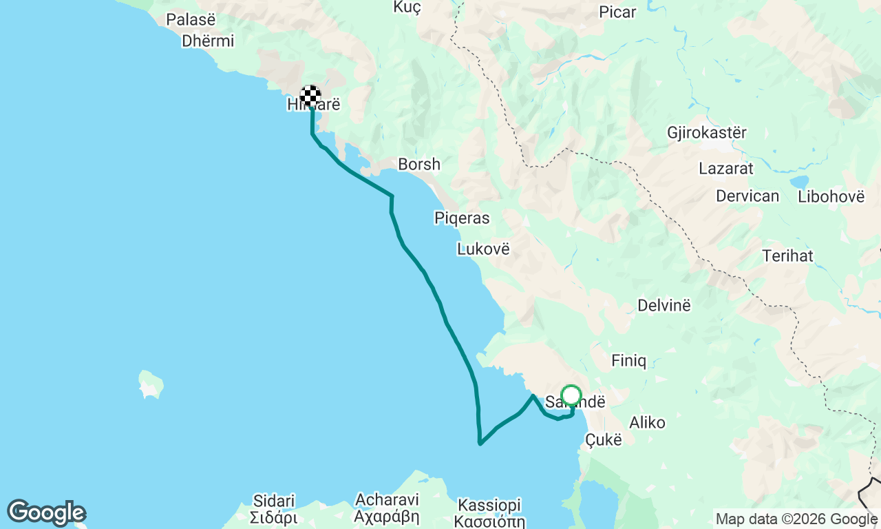 Voyage map
