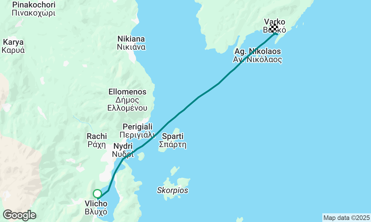 Voyage map