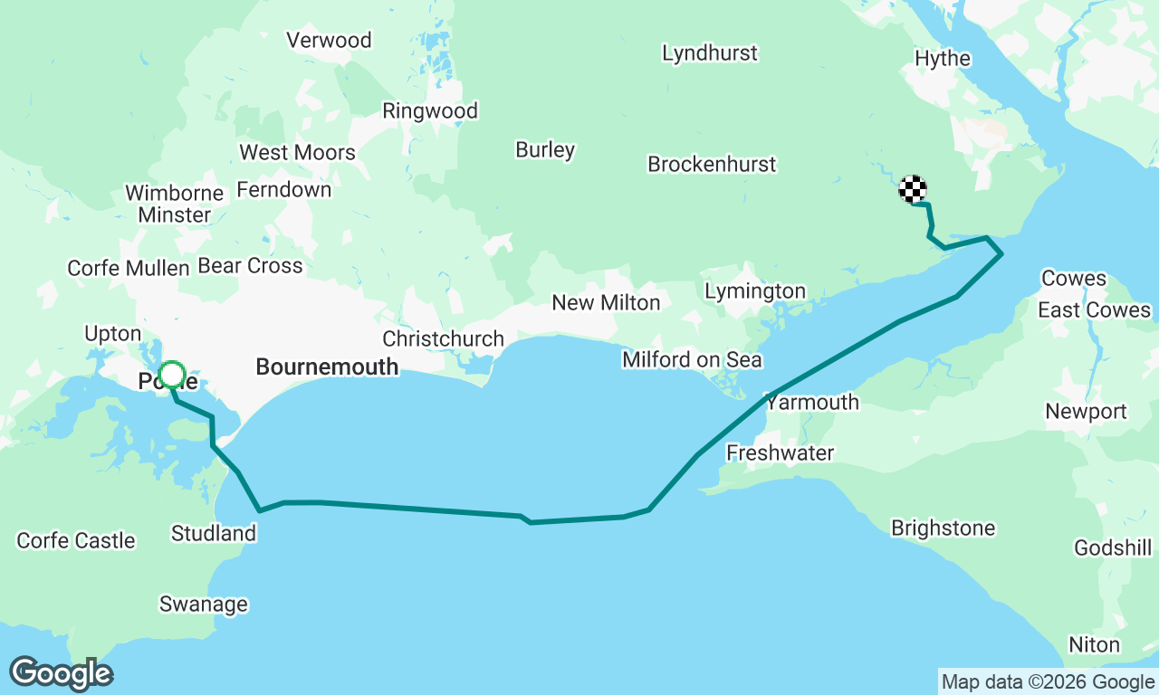 Poole to Bucklers Hard