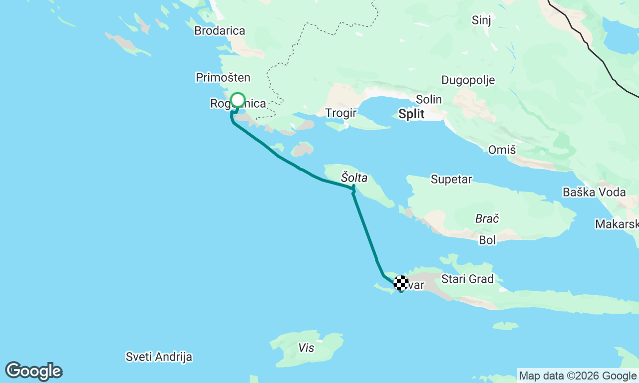 Ragoznica - Hvar (Course CC)