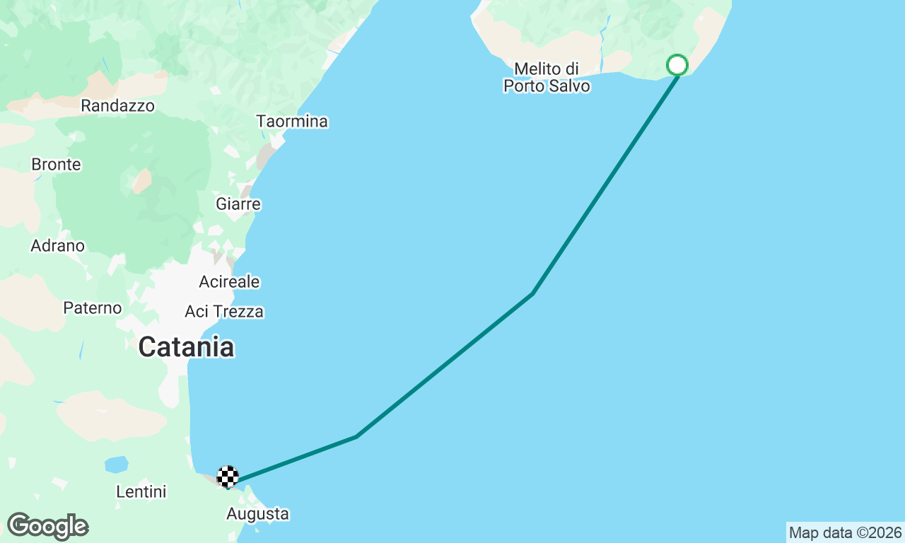 Italy Spropolo to Sicily 